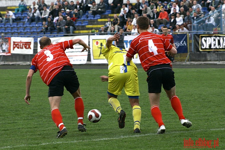 Mecz 28 kolejki II ligi: Olimpia Elblg - Jeziorak Iawa 1:0, fot. 9