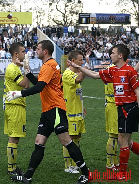 Mecz 28 kolejki II ligi: Olimpia Elblg - Jeziorak Iawa 1:0, fot. 10