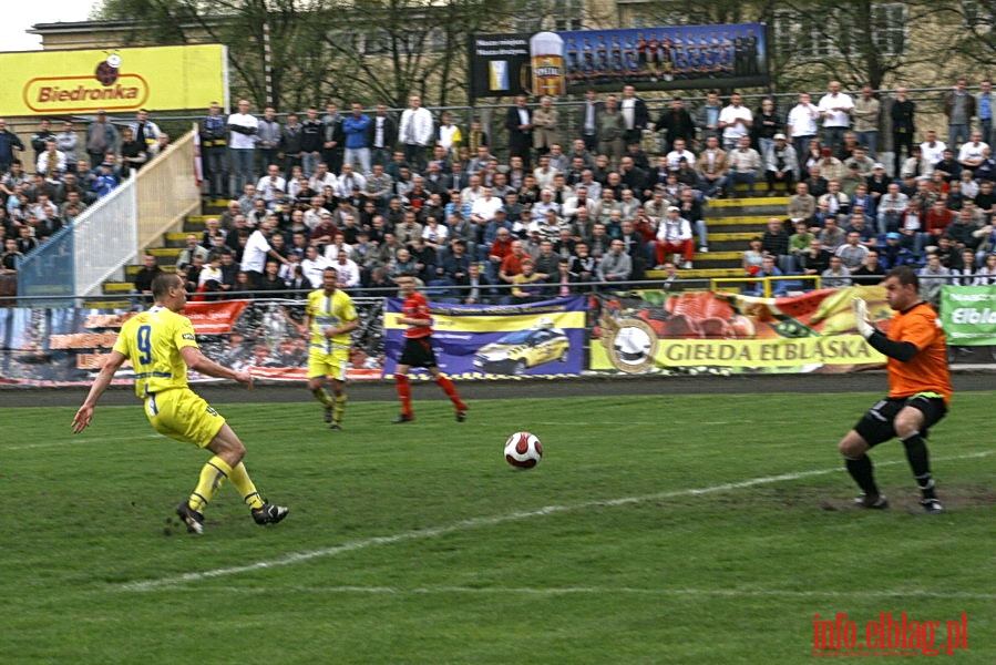 Mecz 28 kolejki II ligi: Olimpia Elblg - Jeziorak Iawa 1:0, fot. 12