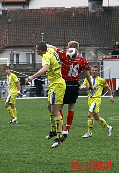 Mecz 28 kolejki II ligi: Olimpia Elblg - Jeziorak Iawa 1:0, fot. 14