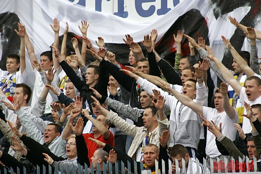 Mecz 28 kolejki II ligi: Olimpia Elblg - Jeziorak Iawa 1:0, fot. 17