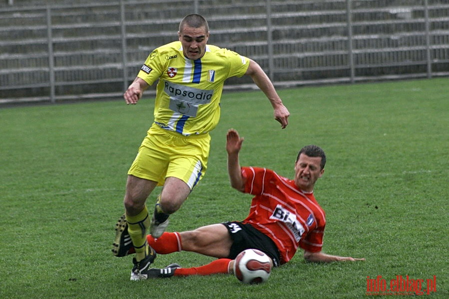 Mecz 28 kolejki II ligi: Olimpia Elblg - Jeziorak Iawa 1:0, fot. 25