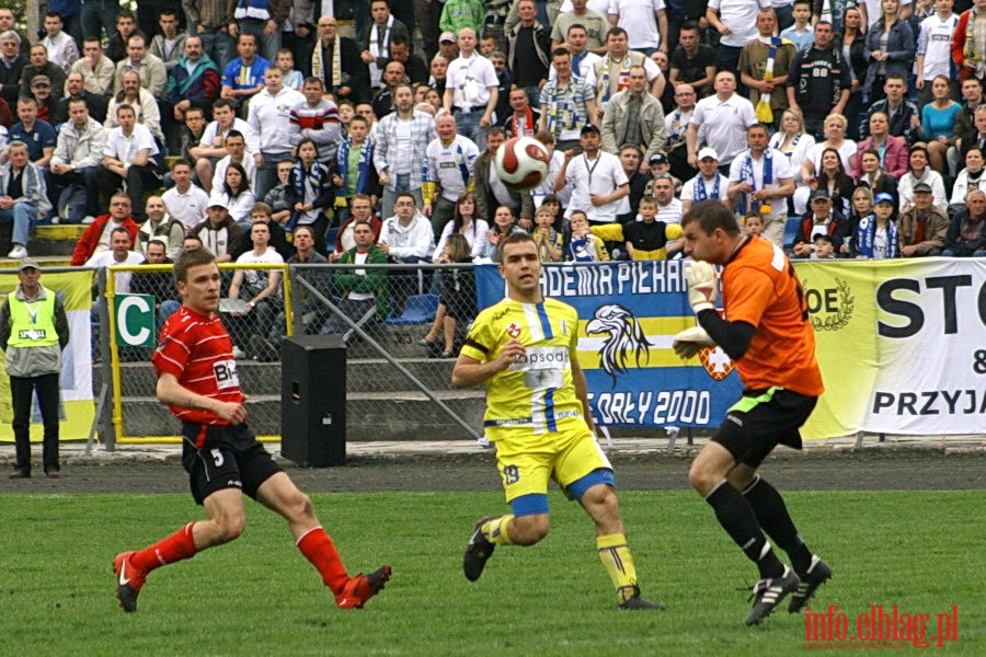 Mecz 28 kolejki II ligi: Olimpia Elblg - Jeziorak Iawa 1:0, fot. 31