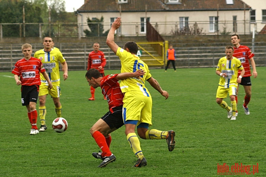 Mecz 28 kolejki II ligi: Olimpia Elblg - Jeziorak Iawa 1:0, fot. 32