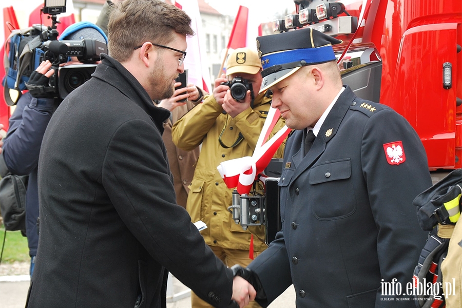 Uroczysto w Jednostce Ratowniczo -Ganiczej nr 3 w Pasku, fot. 8