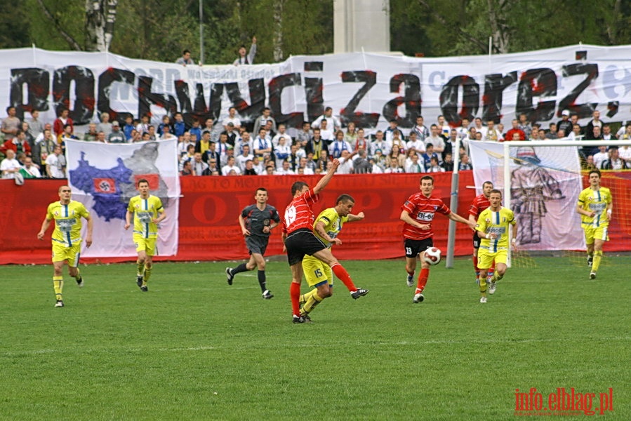 Mecz 28 kolejki II ligi: Olimpia Elblg - Jeziorak Iawa 1:0, fot. 35