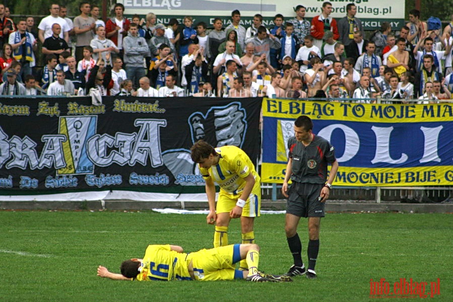 Mecz 28 kolejki II ligi: Olimpia Elblg - Jeziorak Iawa 1:0, fot. 46