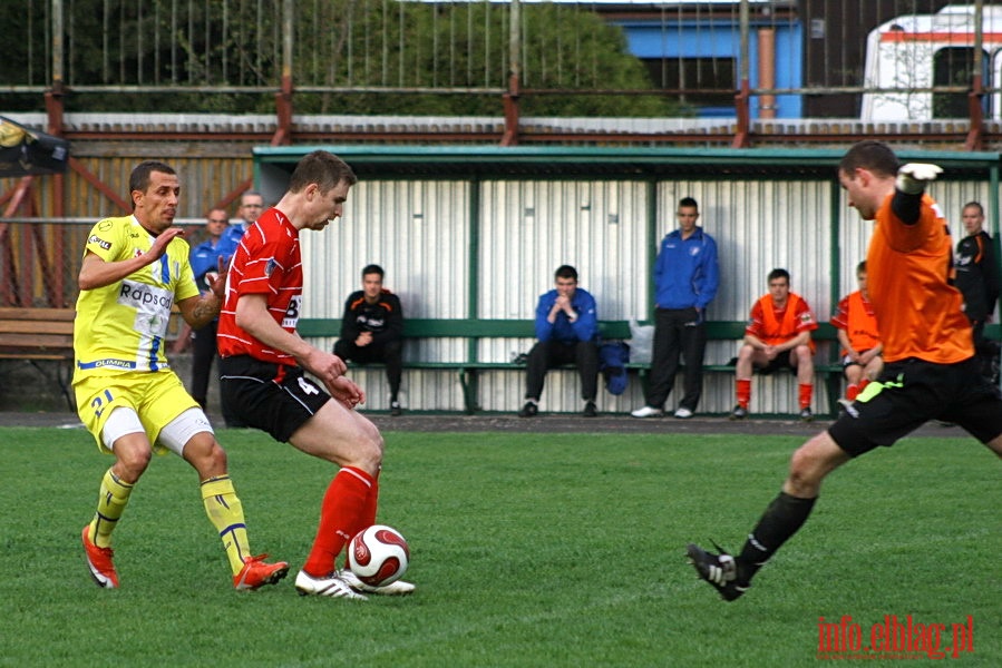 Mecz 28 kolejki II ligi: Olimpia Elblg - Jeziorak Iawa 1:0, fot. 49