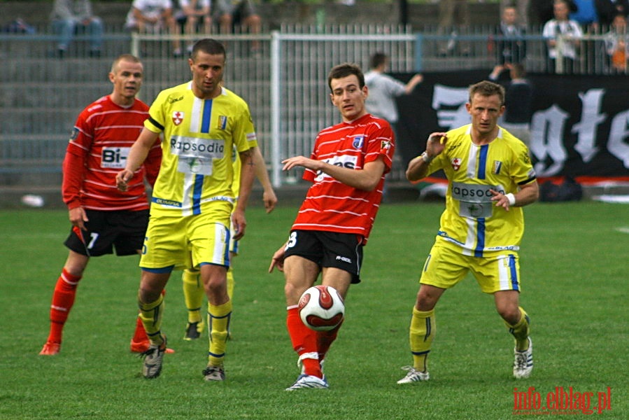 Mecz 28 kolejki II ligi: Olimpia Elblg - Jeziorak Iawa 1:0, fot. 50