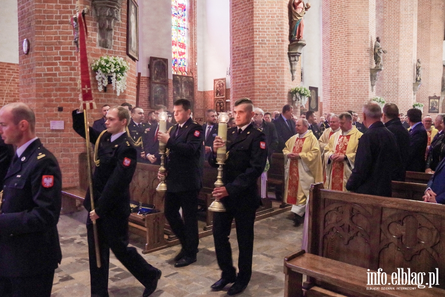 Przekazanie sztandaru i uroczyste otwarcie nowej Komendy Stray Poarnej w Elblgu, fot. 6