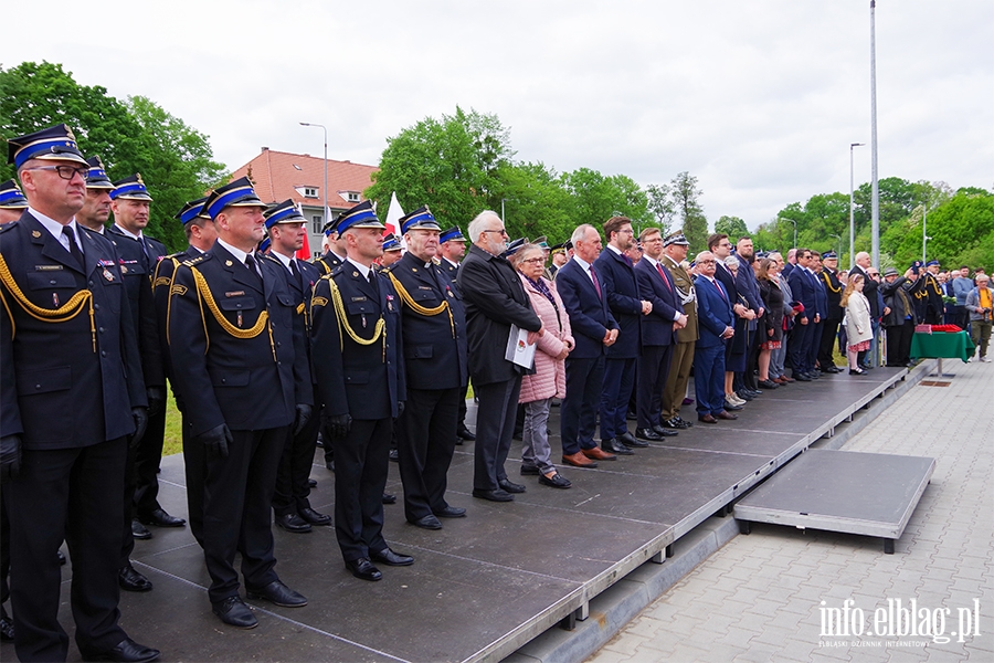 Przekazanie sztandaru i uroczyste otwarcie nowej Komendy Stray Poarnej w Elblgu, fot. 50