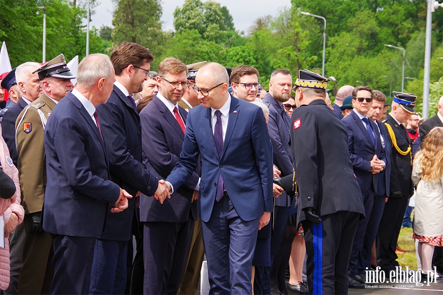 Przekazanie sztandaru i uroczyste otwarcie nowej Komendy Stray Poarnej w Elblgu, fot. 55