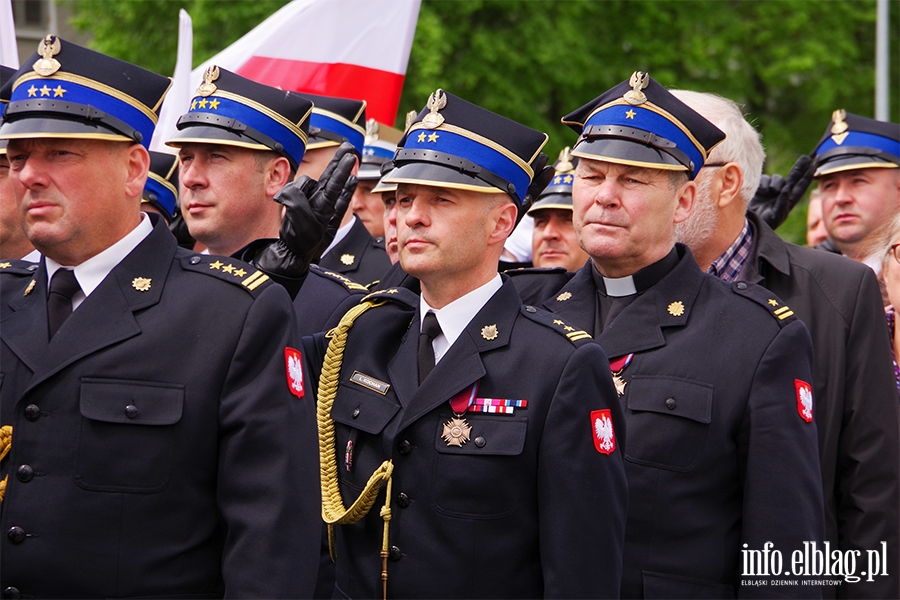 Przekazanie sztandaru i uroczyste otwarcie nowej Komendy Stray Poarnej w Elblgu, fot. 61