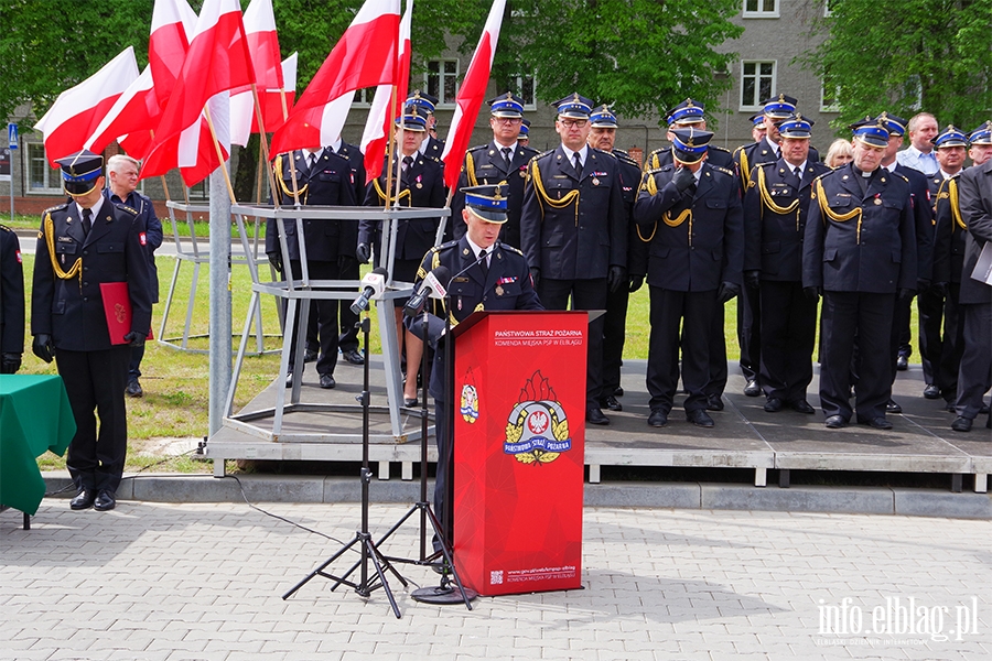 Przekazanie sztandaru i uroczyste otwarcie nowej Komendy Stray Poarnej w Elblgu, fot. 67