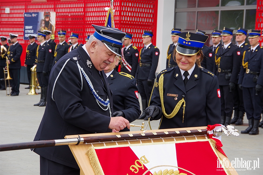 Przekazanie sztandaru i uroczyste otwarcie nowej Komendy Stray Poarnej w Elblgu, fot. 89