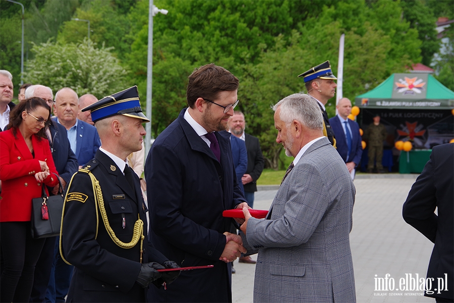 Przekazanie sztandaru i uroczyste otwarcie nowej Komendy Stray Poarnej w Elblgu, fot. 92