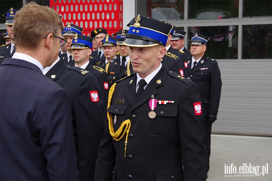 Przekazanie sztandaru i uroczyste otwarcie nowej Komendy Stray Poarnej w Elblgu, fot. 120