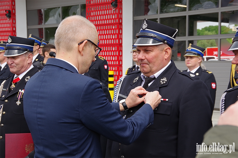 Przekazanie sztandaru i uroczyste otwarcie nowej Komendy Stray Poarnej w Elblgu, fot. 123