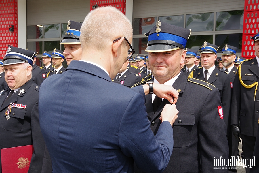 Przekazanie sztandaru i uroczyste otwarcie nowej Komendy Stray Poarnej w Elblgu, fot. 124