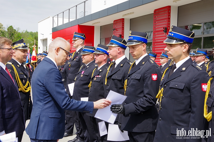 Przekazanie sztandaru i uroczyste otwarcie nowej Komendy Stray Poarnej w Elblgu, fot. 127