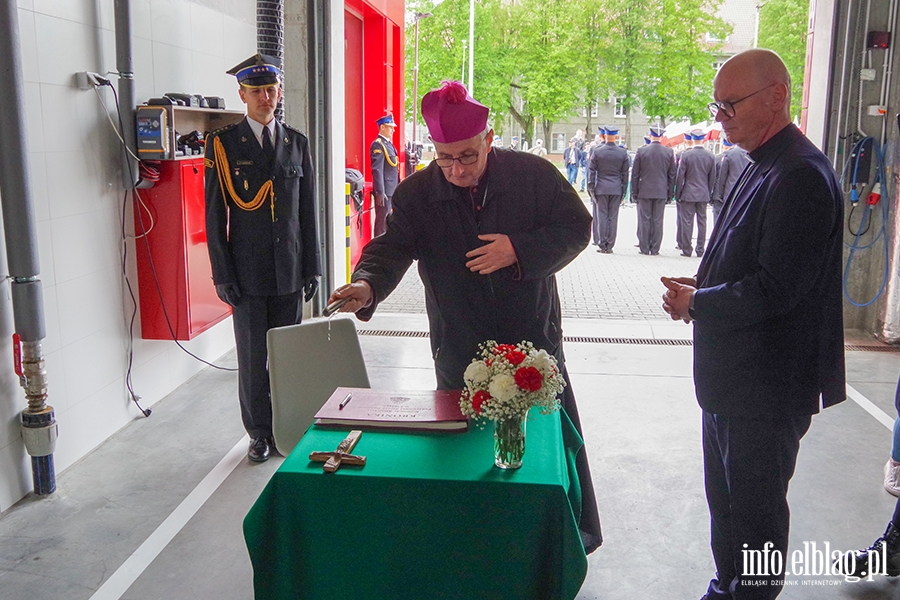 Przekazanie sztandaru i uroczyste otwarcie nowej Komendy Stray Poarnej w Elblgu, fot. 134