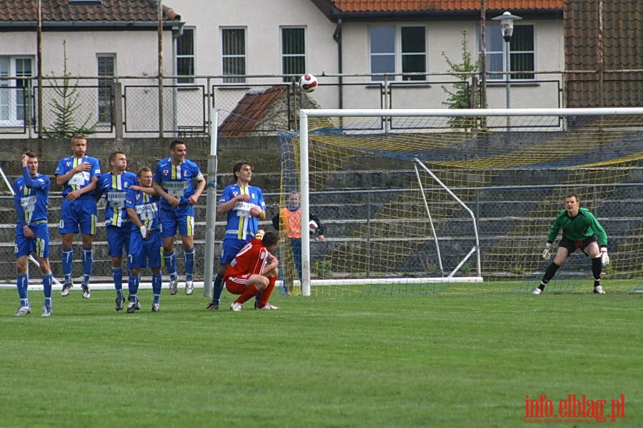 Mecz 26 kolejki II ligi: Olimpia Elblg - Przebj Wolbrom 1-0, fot. 9