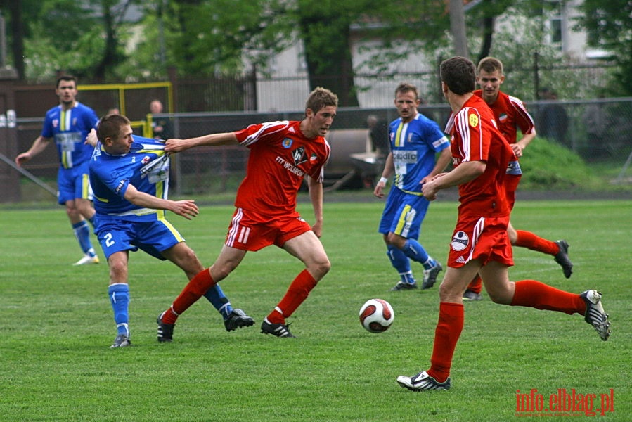 Mecz 26 kolejki II ligi: Olimpia Elblg - Przebj Wolbrom 1-0, fot. 22