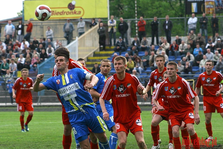 Mecz 26 kolejki II ligi: Olimpia Elblg - Przebj Wolbrom 1-0, fot. 26