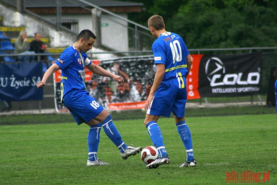 Mecz 26 kolejki II ligi: Olimpia Elblg - Przebj Wolbrom 1-0, fot. 28