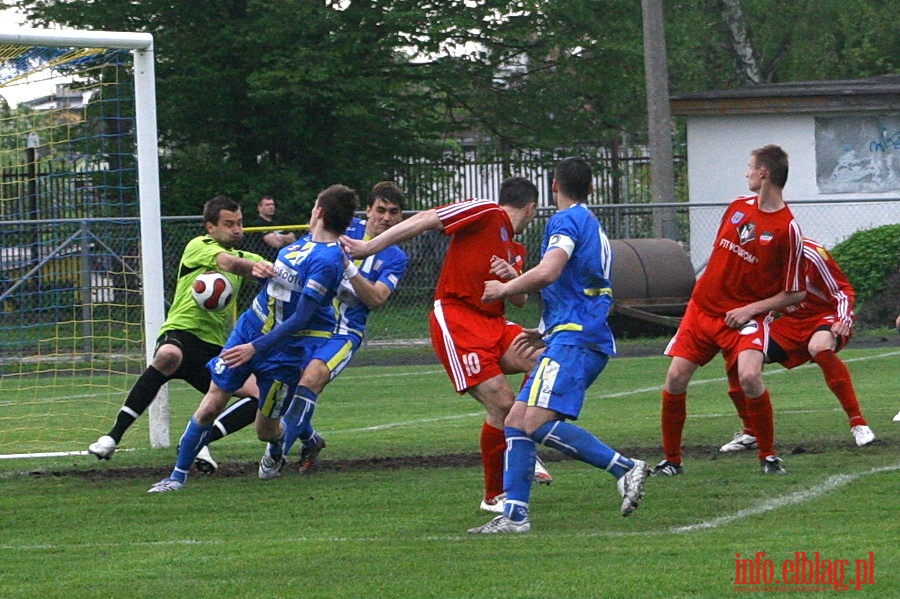 Mecz 26 kolejki II ligi: Olimpia Elblg - Przebj Wolbrom 1-0, fot. 30