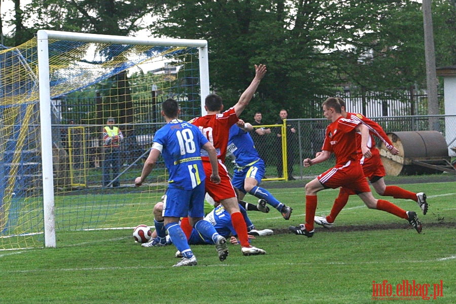 Mecz 26 kolejki II ligi: Olimpia Elblg - Przebj Wolbrom 1-0, fot. 31