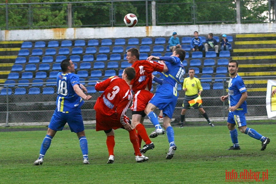 Mecz 26 kolejki II ligi: Olimpia Elblg - Przebj Wolbrom 1-0, fot. 33