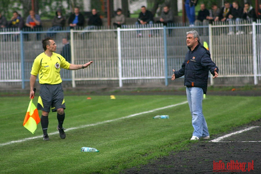 Mecz 26 kolejki II ligi: Olimpia Elblg - Przebj Wolbrom 1-0, fot. 35