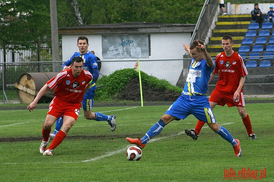 Mecz 26 kolejki II ligi: Olimpia Elblg - Przebj Wolbrom 1-0, fot. 36