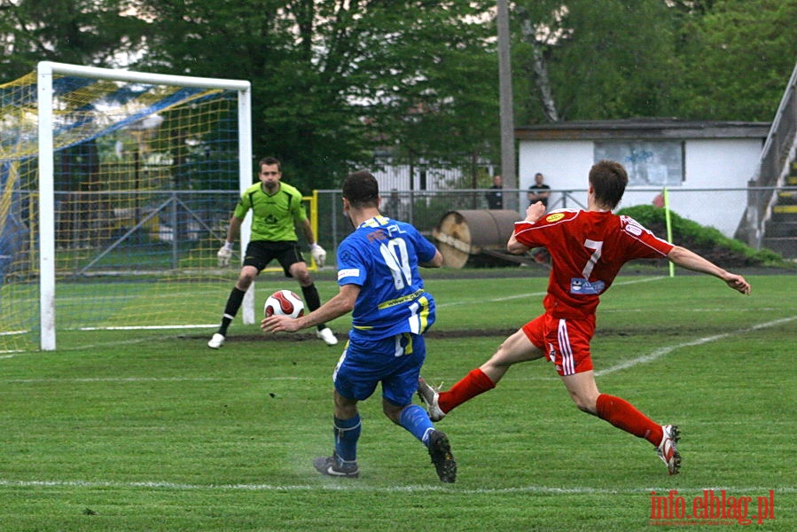 Mecz 26 kolejki II ligi: Olimpia Elblg - Przebj Wolbrom 1-0, fot. 37