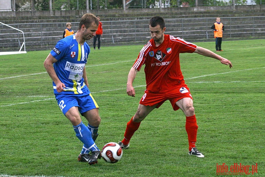 Mecz 26 kolejki II ligi: Olimpia Elblg - Przebj Wolbrom 1-0, fot. 39