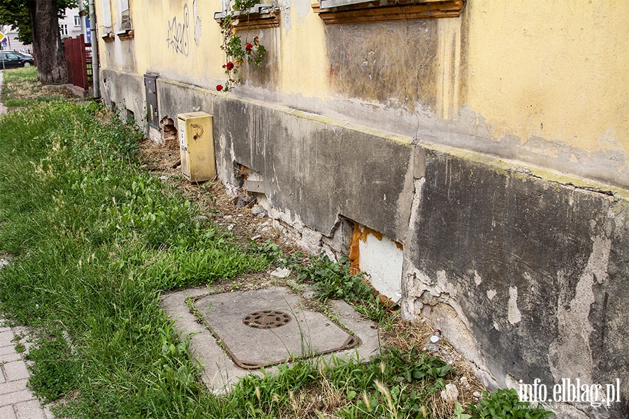 Zaniedbane ulice Elblga. Ulica Malborska, fot. 36