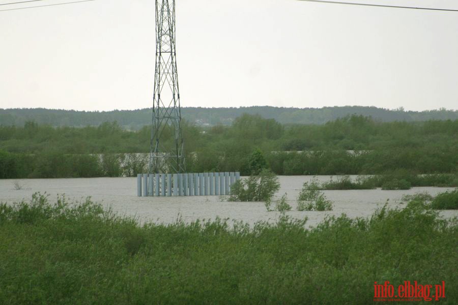 Sytuacja powodziowa w powiecie nowodworskim w dniu 25.05.2010
, fot. 6