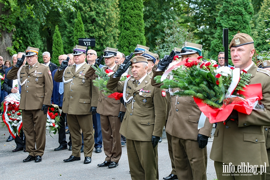 84. rocznica wybuchu II wojny wiatowej. Obchody w Elblgu, fot. 17