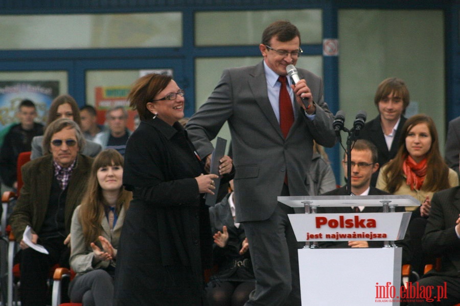 Spotkanie Jarosawa Kaczyskiego z mieszkacami Elblga, fot. 10