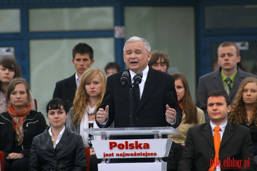 Spotkanie Jarosawa Kaczyskiego z mieszkacami Elblga, fot. 18