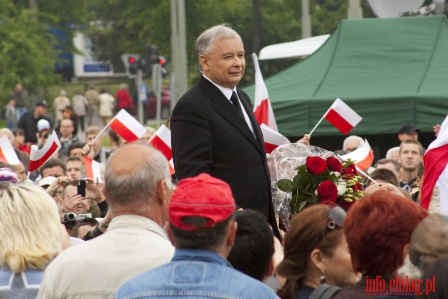 Spotkanie Jarosawa Kaczyskiego z mieszkacami Elblga, fot. 38