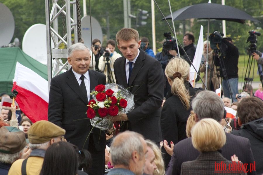 Spotkanie Jarosawa Kaczyskiego z mieszkacami Elblga, fot. 39