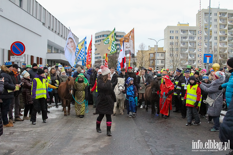 Jaseka w Elblgu. Orszak Trzech Krli przeszed ulicami miasta, fot. 18