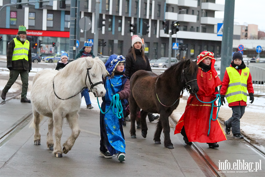 Jaseka w Elblgu. Orszak Trzech Krli przeszed ulicami miasta, fot. 23