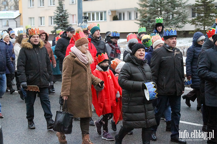 Jaseka w Elblgu. Orszak Trzech Krli przeszed ulicami miasta, fot. 31