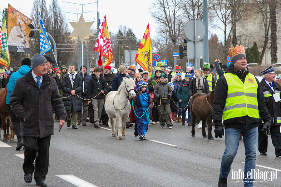 Jaseka w Elblgu. Orszak Trzech Krli przeszed ulicami miasta, fot. 38