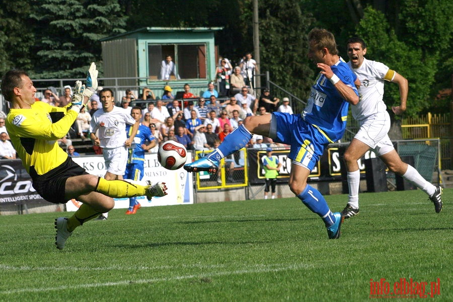 Mecz 34 kolejki II ligi: Olimpia Elblg - Okocimski Brzesko 3:1, fot. 10