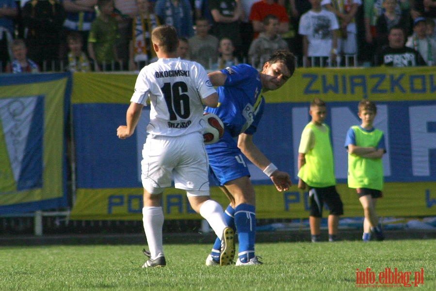 Mecz 34 kolejki II ligi: Olimpia Elblg - Okocimski Brzesko 3:1, fot. 31