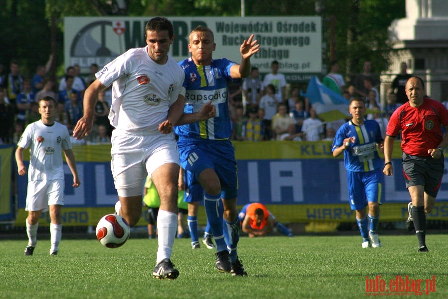 Mecz 34 kolejki II ligi: Olimpia Elblg - Okocimski Brzesko 3:1, fot. 32